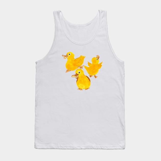 Three Little Ducks Tank Top by DesigningJudy